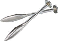 Footprint Line Pins Bricklaying Tools - Set of 2 6 ¼” (160mm) Heavy Duty Pegs for String. Chrome Plated Drop Forged Hardened Carbon Steel Blades. Builders/Bricklayers. Level/Align Brick Courses.